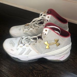 Under Armour White Athletic Shoes